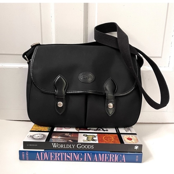 RARE Longchamp “Planetes” crossbody unisex bag - Picture 5 of 6